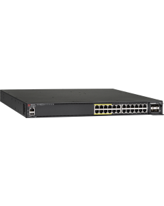 Ruckus ICX 7450 24-Port 1 GbE PoE+ Switch Bundle - 4x10 GbE SFP+ Uplinks/Stacking & 2x40 GbE QSFP+ Uplinks/Stacking