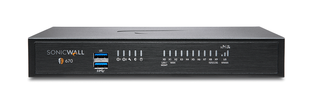 SonicWall 02-SSC-5654 | TZ670 High Availability | Network Security