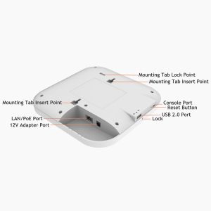 SonicWall SonicWave 621 Wireless Access Point Secure Upgrade Plus with  Secure Cloud WIFI Management and Support 3YR (Multi-GIGABIT 802.3AT POE+)